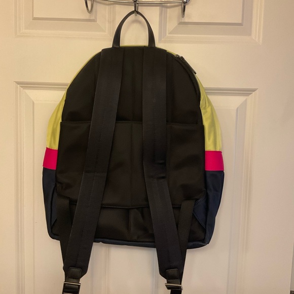 Kate Spade Lemon ,Fushia and Navy backpack - Picture 3 of 7